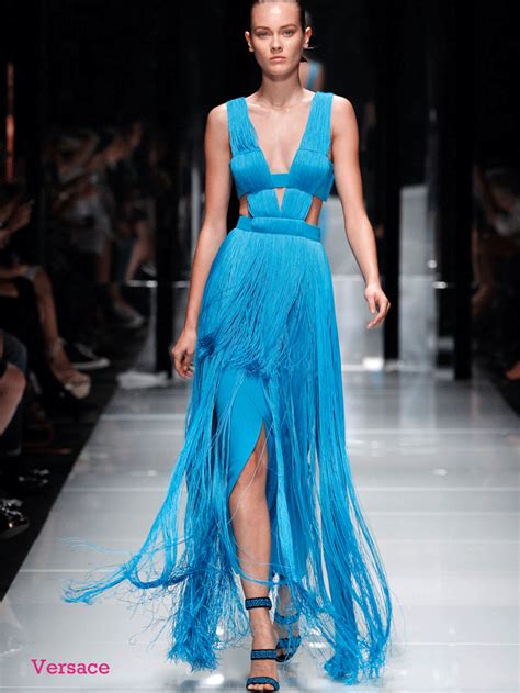 versace blue sheer dress|Versace dress cost.